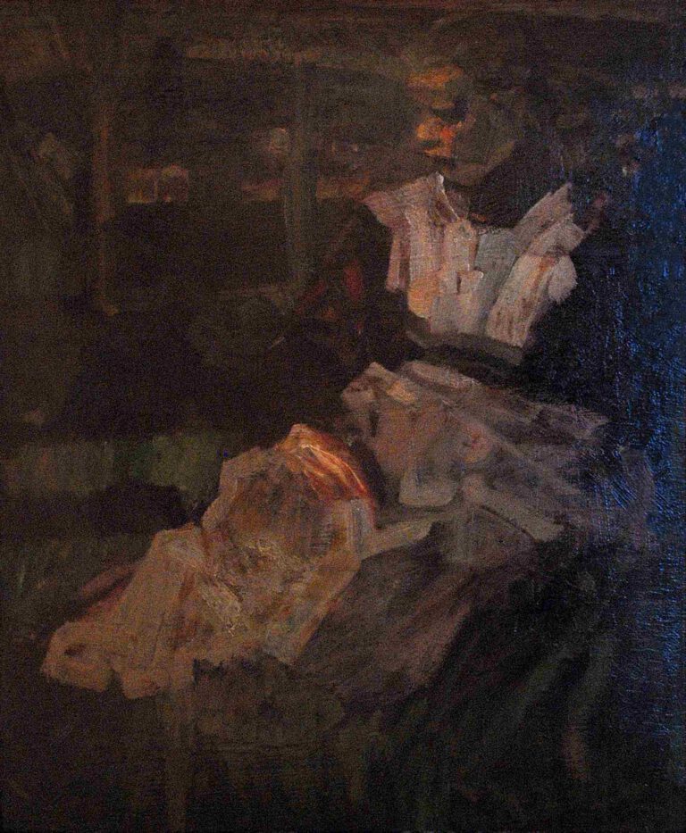 Sitzendes Bauernmädchen​, 1902
