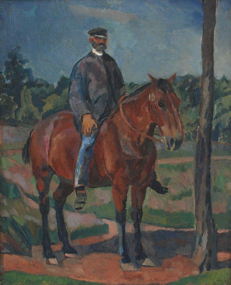 Reitender Heidebauer, 1912